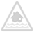Icon indicating Flood Warning counts  (greyed out because there are no alerts/warnings at this level)